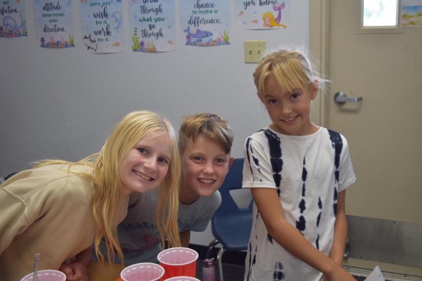 Students engaged in classroom learning